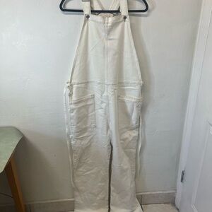 Levi's Women's Cream Denim Overalls